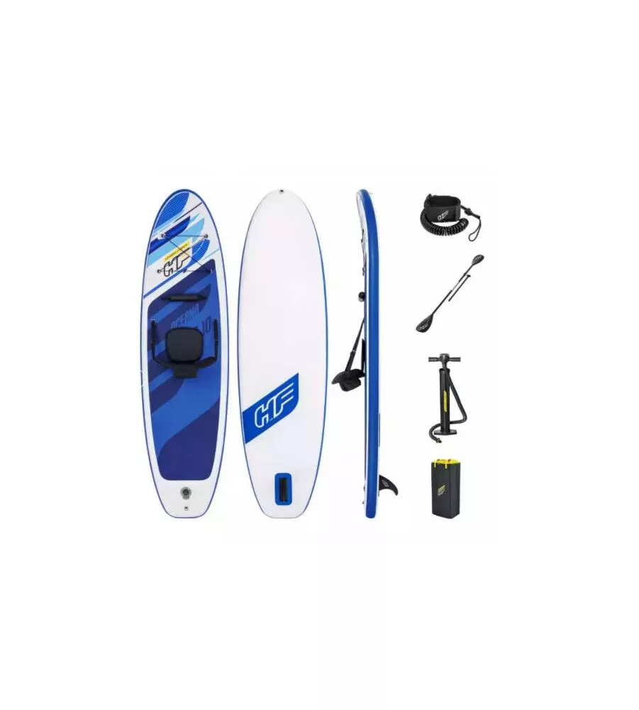 SET DA SUP CONVERTIBILE IN CANOA BESTWAY "OCEANA" 305X84X12 CM - COD. 65350
